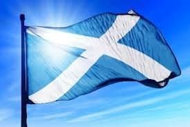 A Scottish flag