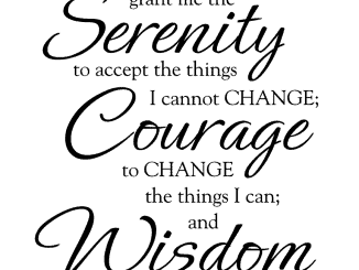 The Serenity Prayer