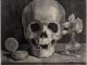 A memento mori skull