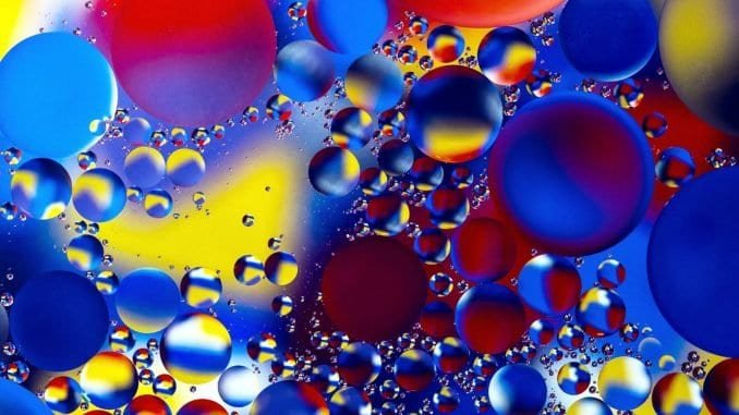 Psychedelic shapes and colours